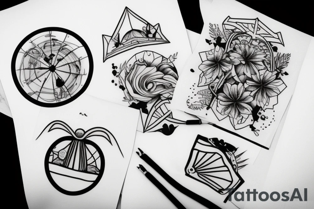 Parachute tattoo idea