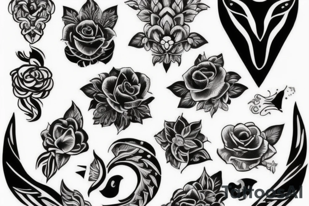 Круглая печать с рунами или текстом tattoo idea