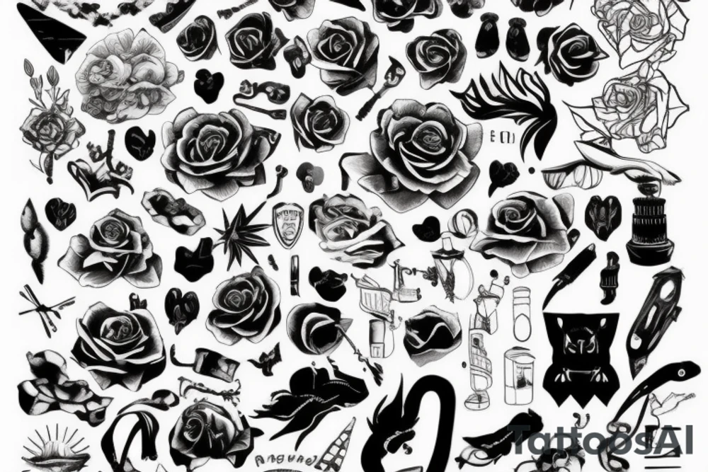 Круглая печать с текстом tattoo idea