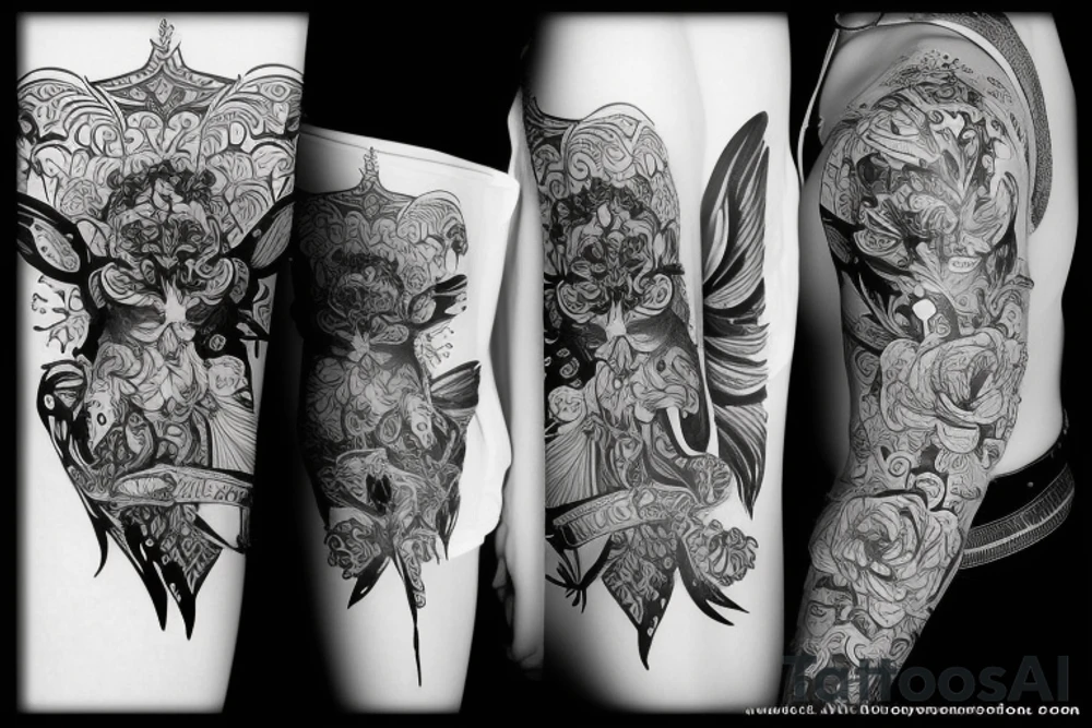 Круглая печать tattoo idea