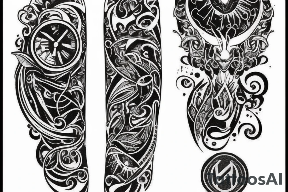 Круглая печать tattoo idea