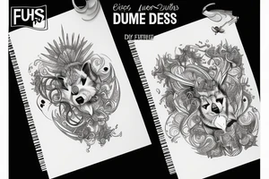 Fuchs und adler tattoo idea