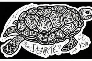 sea turtle tattoo idea