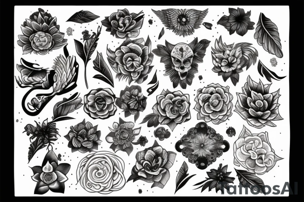 Free spirit tattoo idea