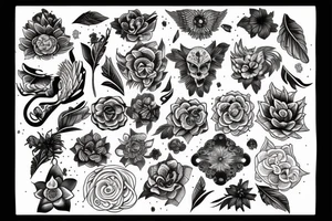 Free spirit tattoo idea
