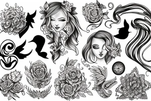 Free spirit tattoo idea
