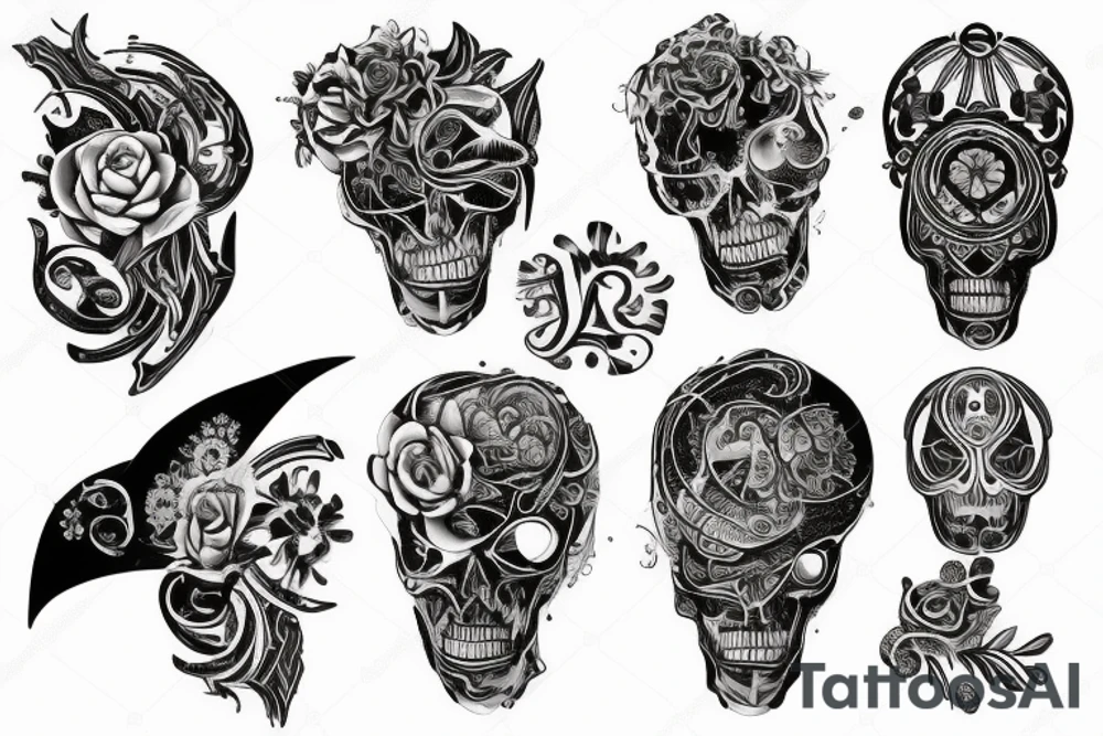 перелом голова велосипед tattoo idea