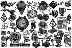 Steampunk tattoo idea