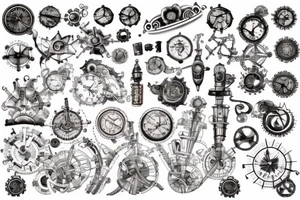 Steampunk tattoo idea