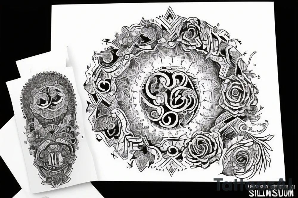 Silentium tattoo idea