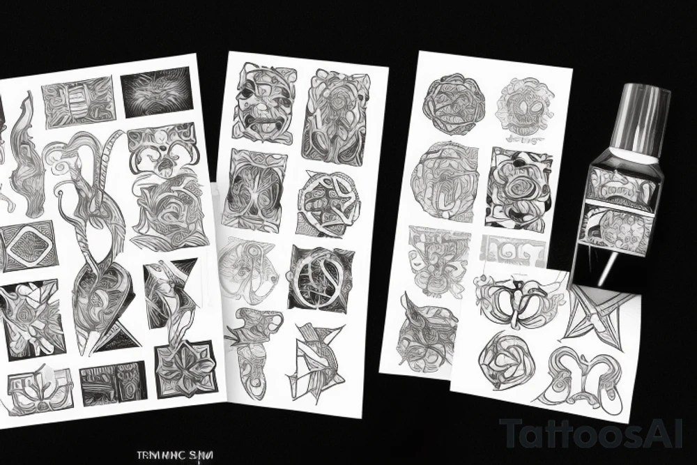 Silentium tattoo idea