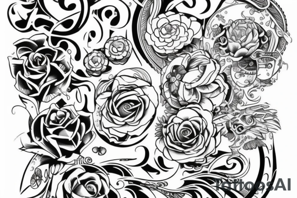 My tattoo is just one word - Silentium tattoo idea