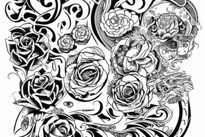 My tattoo is just one word - Silentium tattoo idea