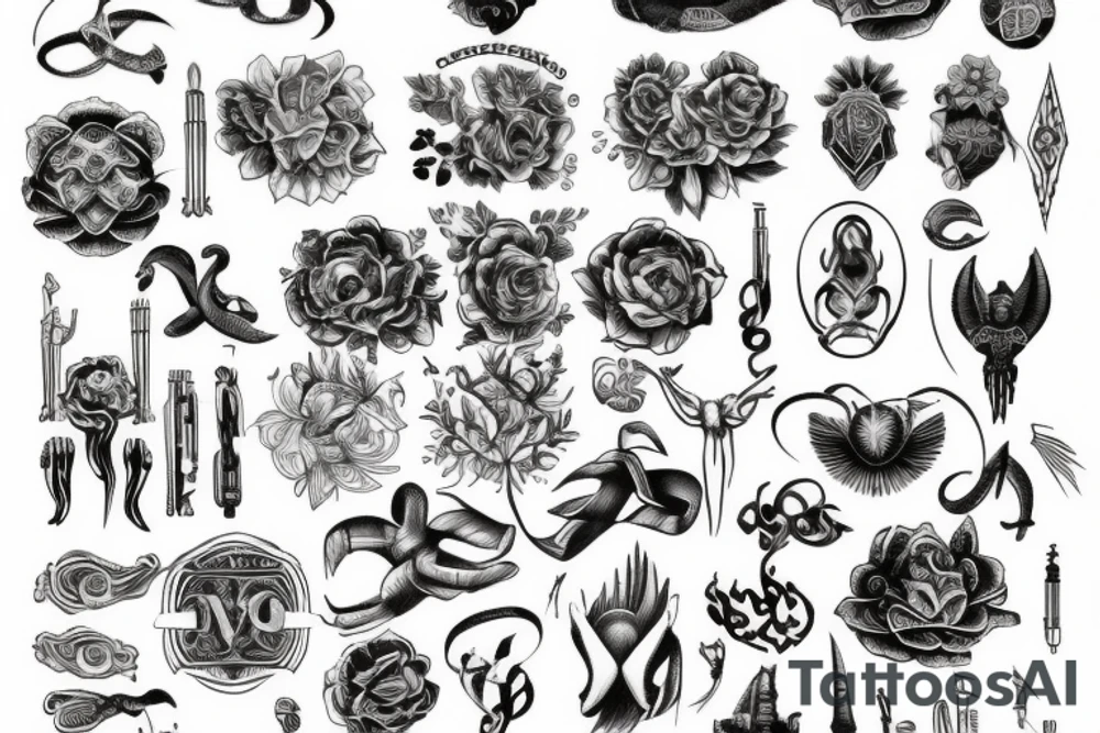My tattoo is just one word - Silentium tattoo idea