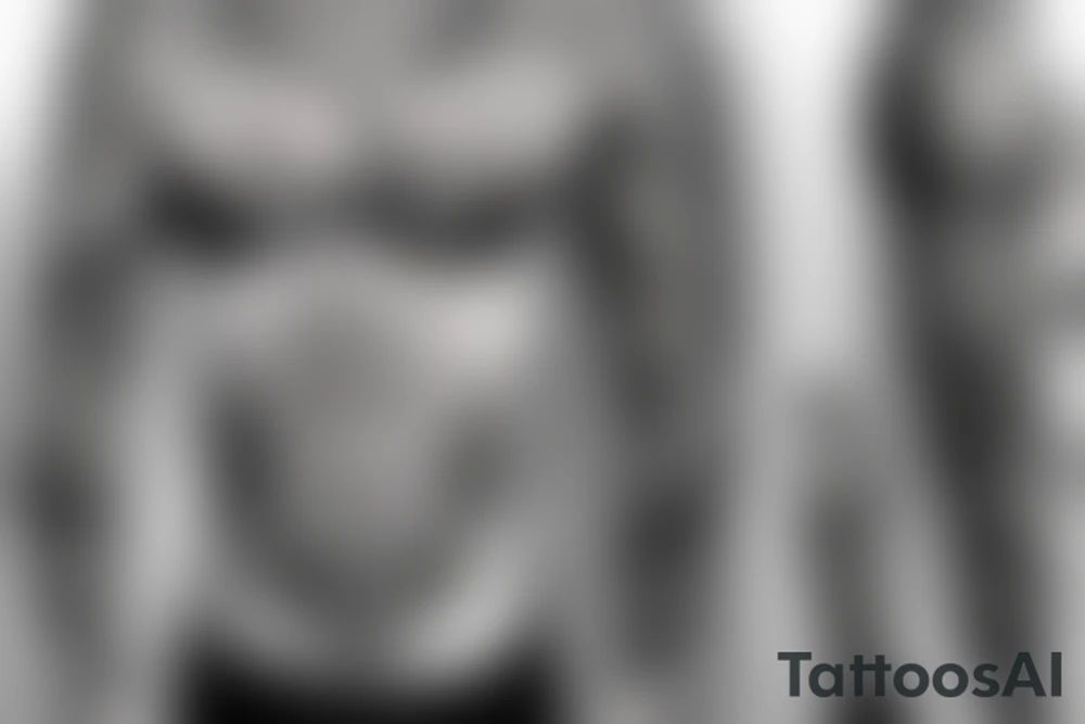 tattoo showing strong, male, smart tattoo idea