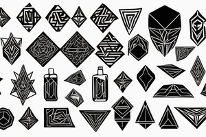 nonagon tattoo idea