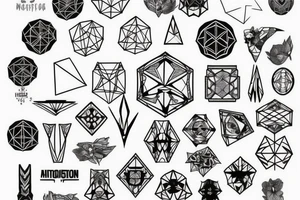 nonagon tattoo idea