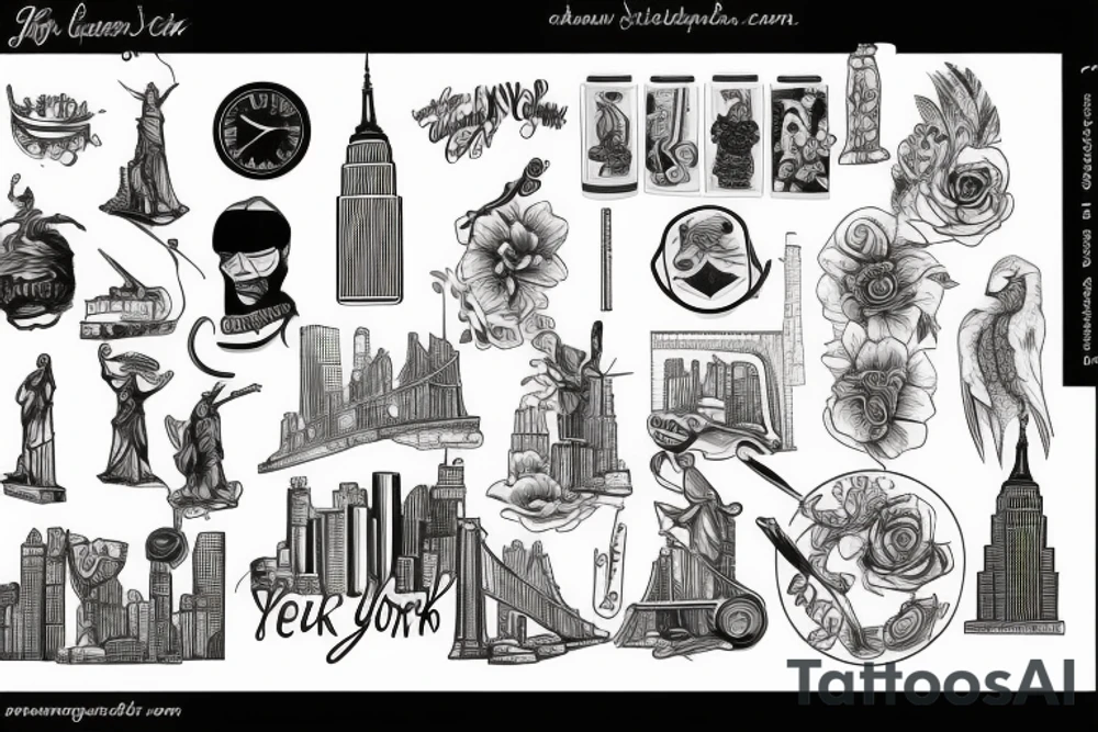 New york city tattoo idea