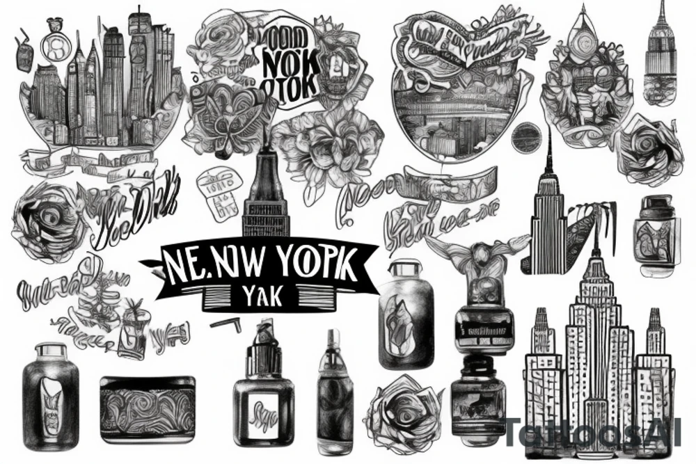 New york city tattoo idea