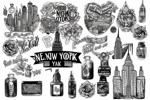 New york city tattoo idea