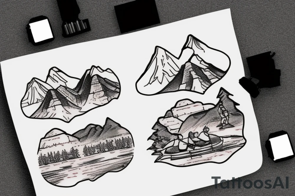 grand canyon
milimilist
kayaking tattoo idea