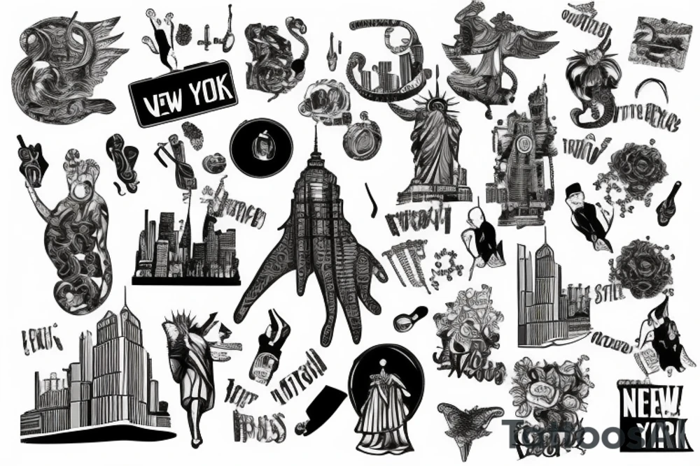 New york city tattoo idea