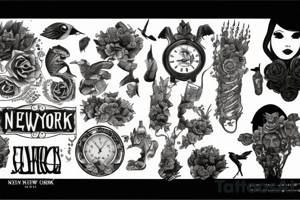 New york city tattoo idea