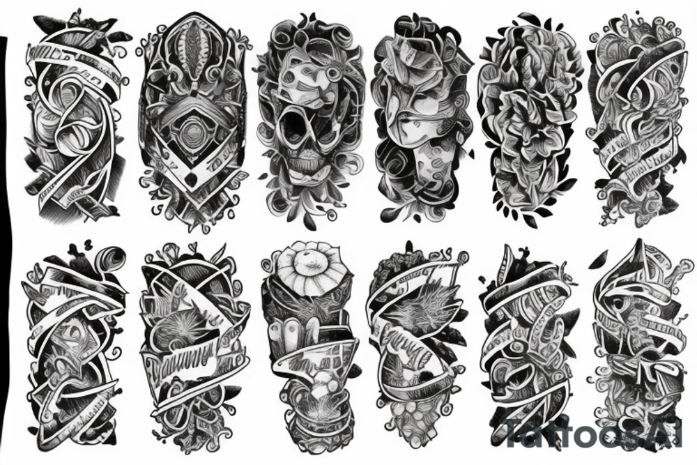 Sleeve tattoo idea