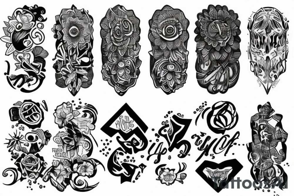 Sleeve tattoo idea