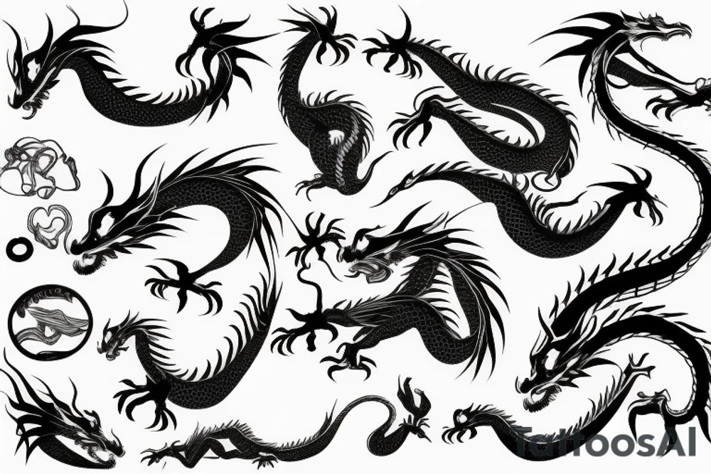 dragon tattoo idea