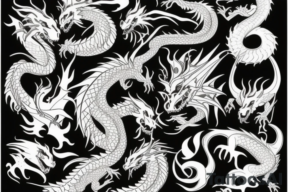 dragon tattoo idea