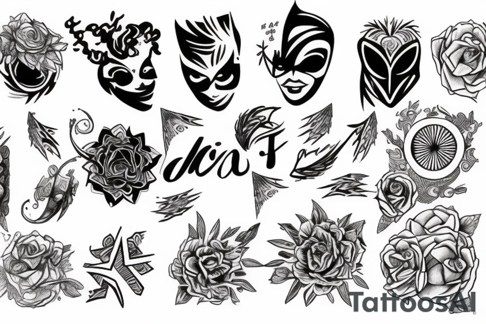 flash then night tattoo idea