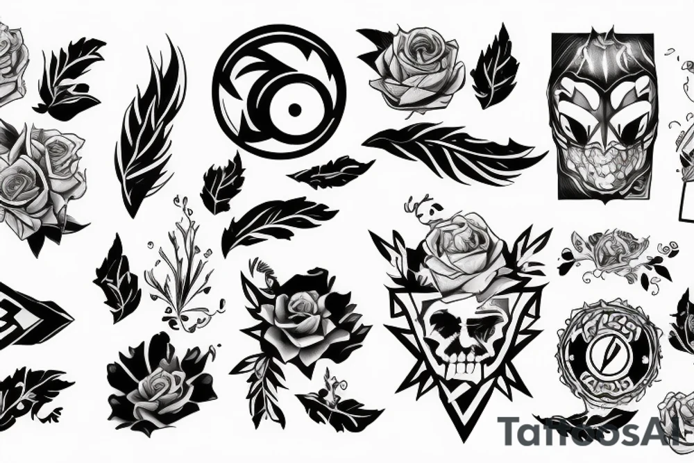 flash then night tattoo idea