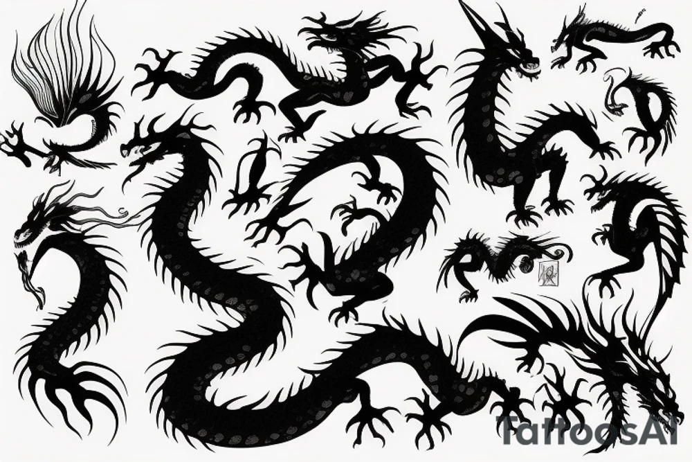 dragon tattoo idea