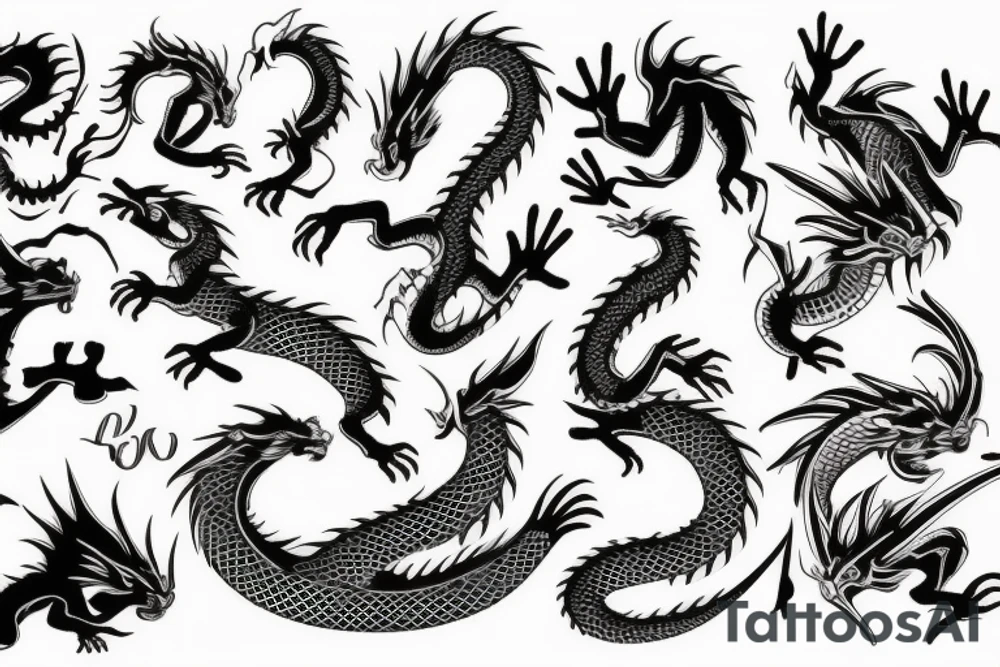 dragon tattoo idea