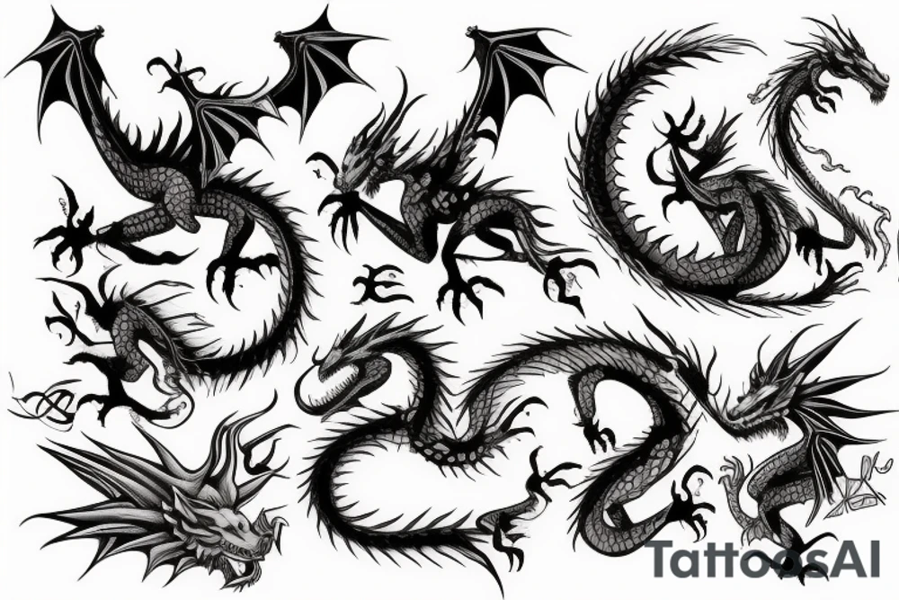 dragon tattoo idea