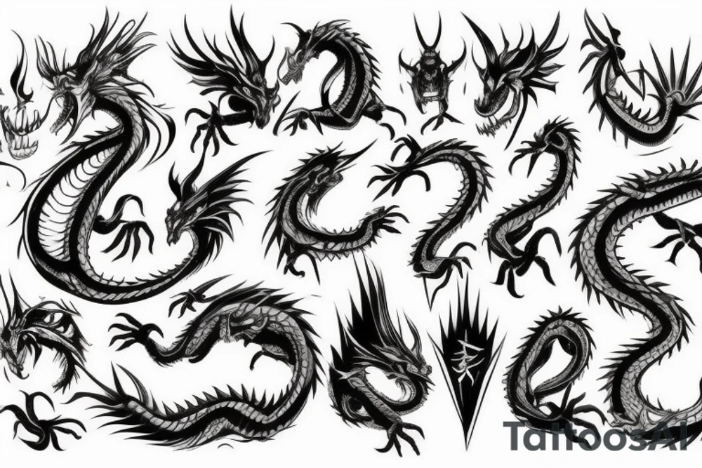 dragon tattoo idea