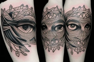 crow on with an eye on my shoulder tattoo idea