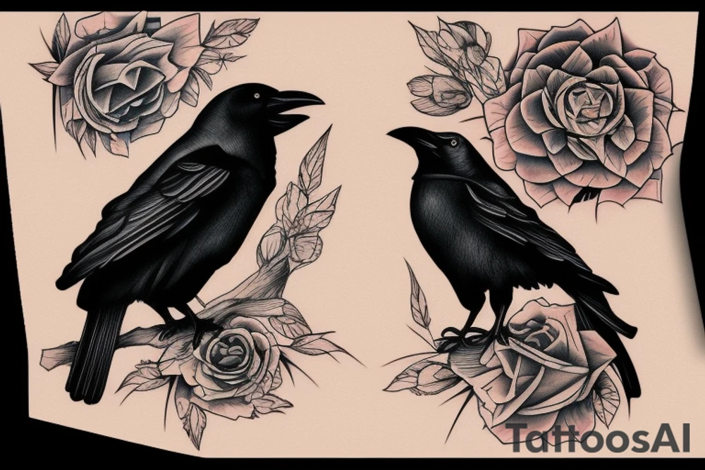 crow on with an eye on my shoulder tattoo idea