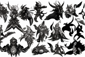 Dota 2 tattoo idea