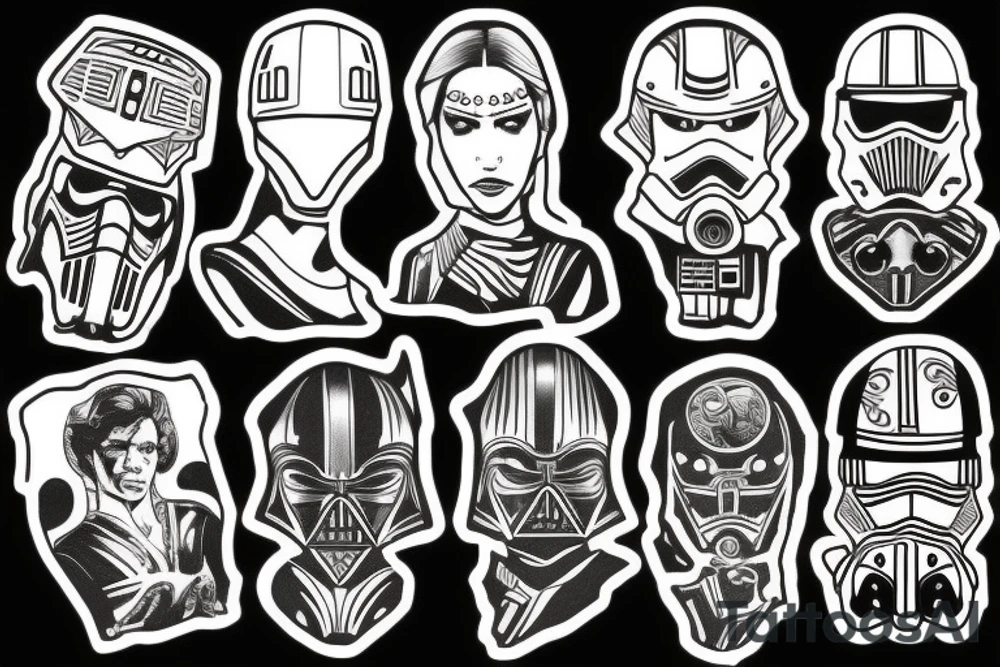 rex from star wars tattoo idea