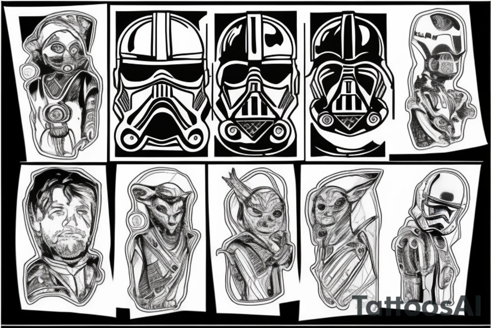 rex from star wars tattoo idea