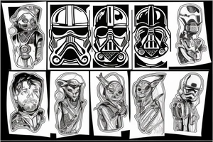 rex from star wars tattoo idea