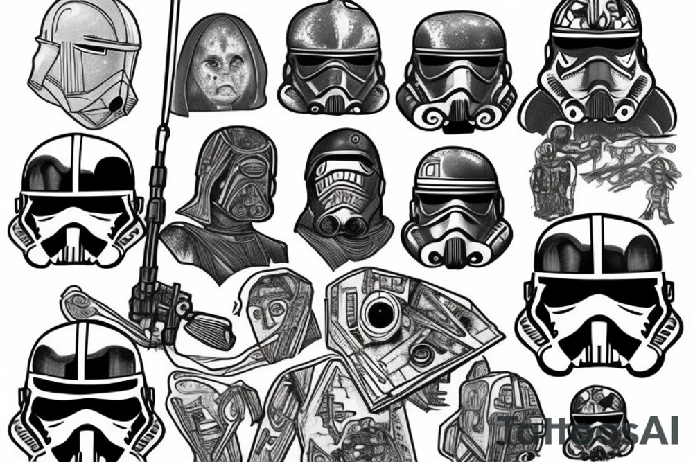 rex from star wars tattoo idea