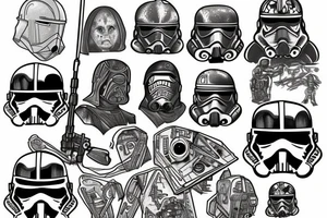rex from star wars tattoo idea