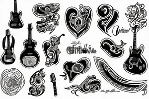 Gitarre tattoo idea