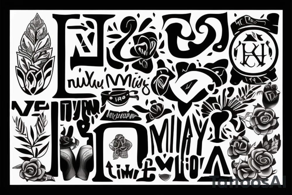 Text MIIY tattoo idea