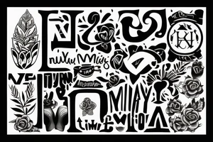 Text MIIY tattoo idea