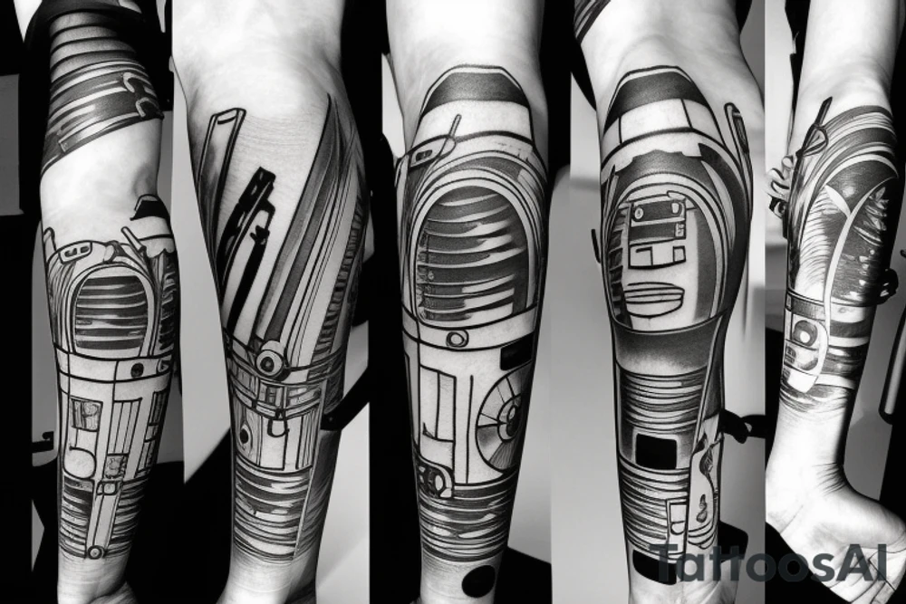 Lightsaber tattoo idea