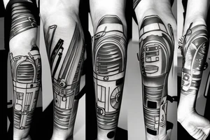 Lightsaber tattoo idea